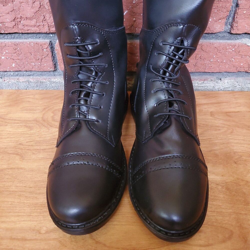 TuffRider Tall Riding Boots Womens 8 Ladies Starter Back Zip Field Black 3052-R - Picture 2 of 16